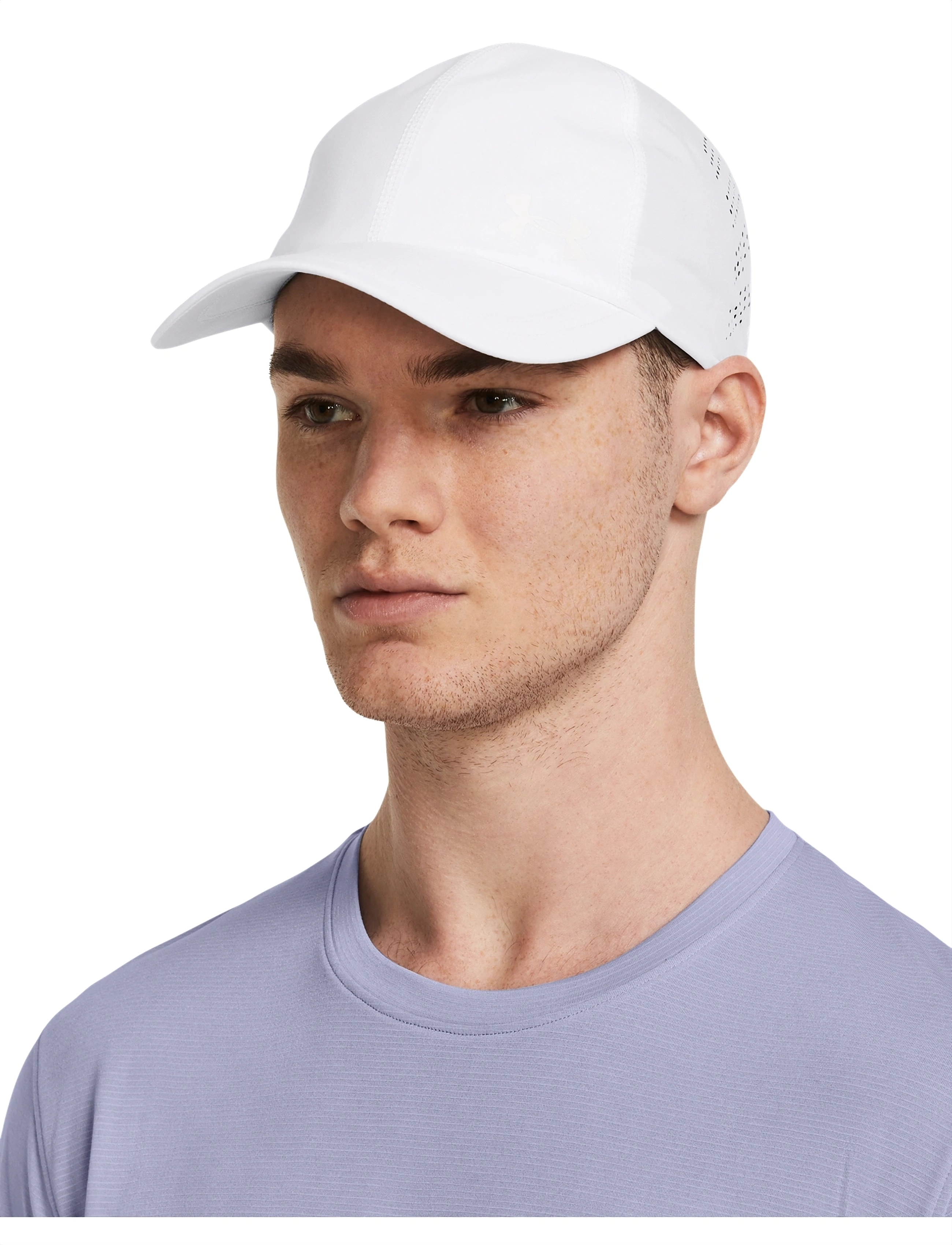 Under Armour M Velociti Low Adj, One Size, Headwear, Weiß - Caps, Männerswear