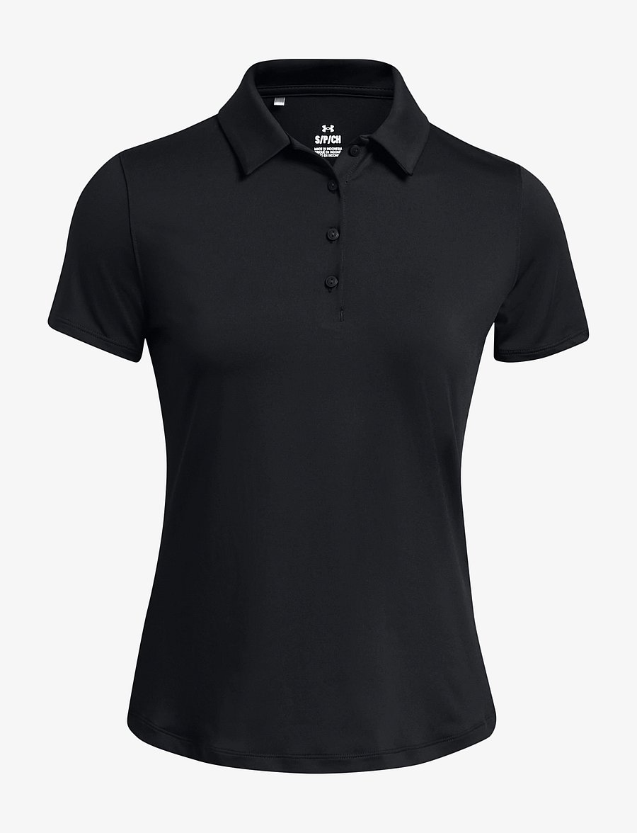 Under Armour - UA Playoff SS Polo - oberteile & t-shirts - black - 1