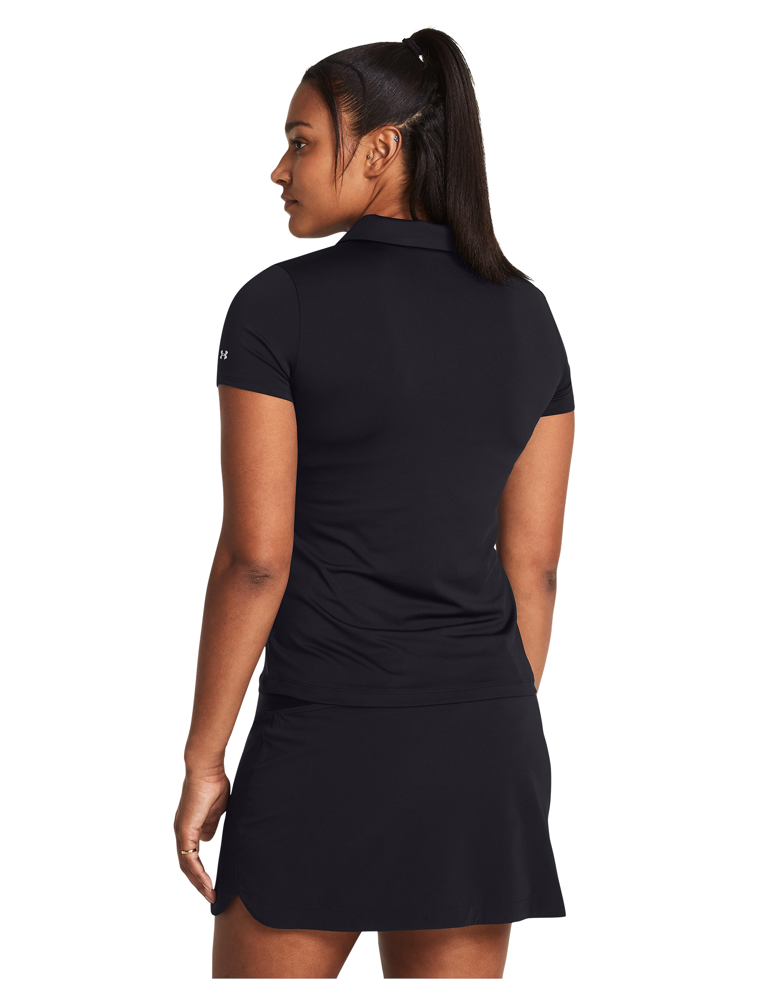 Under Armour - UA Playoff SS Polo - toppe & t-shirts - black - 3