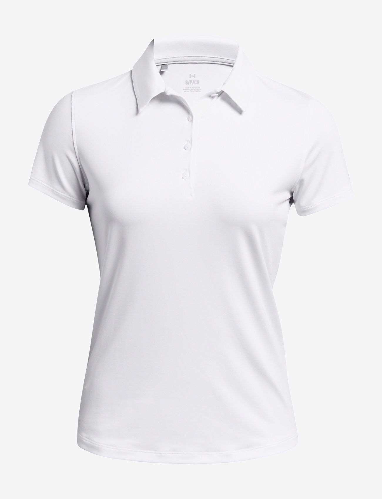 Under Armour - UA Playoff SS Polo - toppe & t-shirts - white - 1
