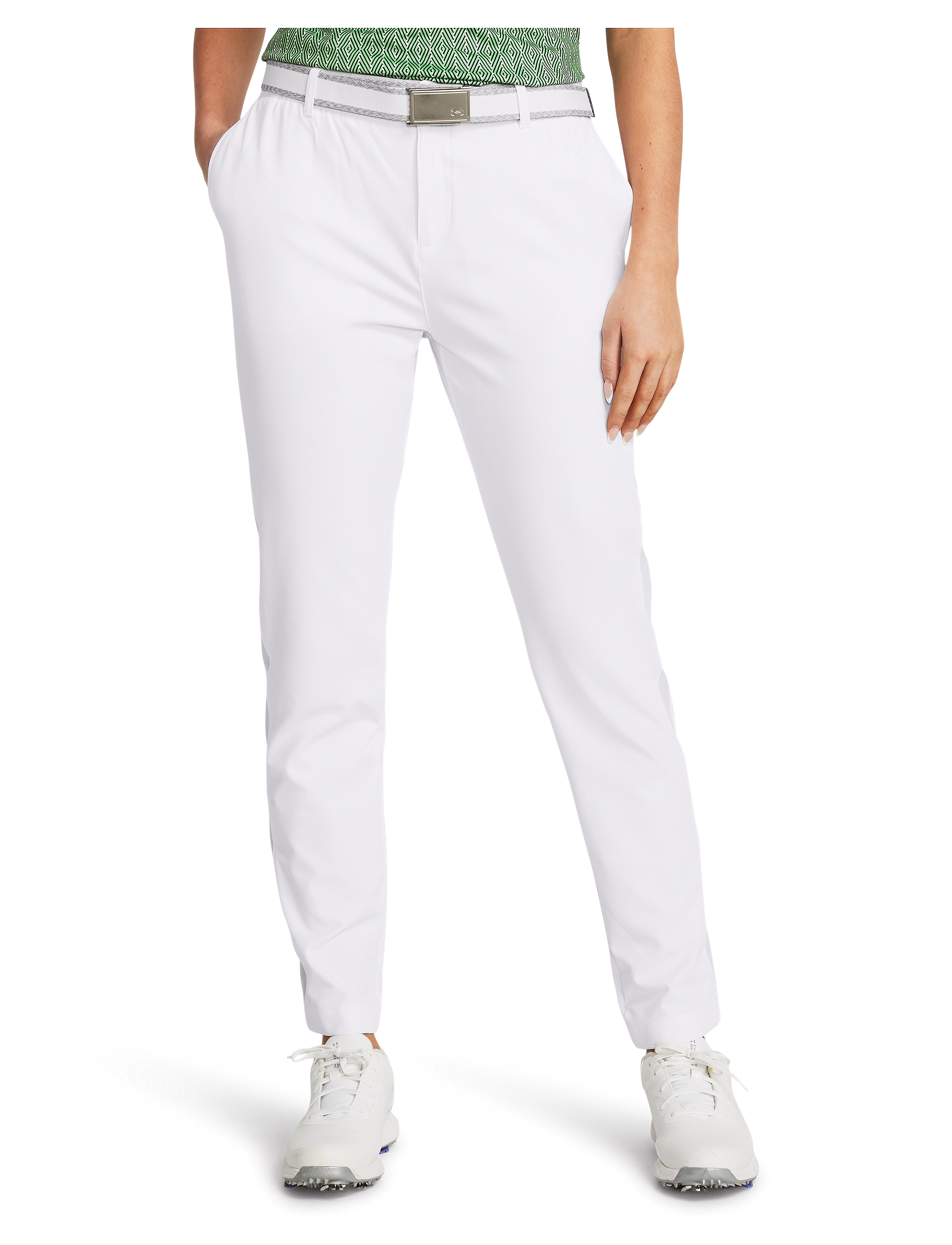 Under Armour Ua Drive Pant, 6, White, Sport Pants > Sport Golf Pants, Dame