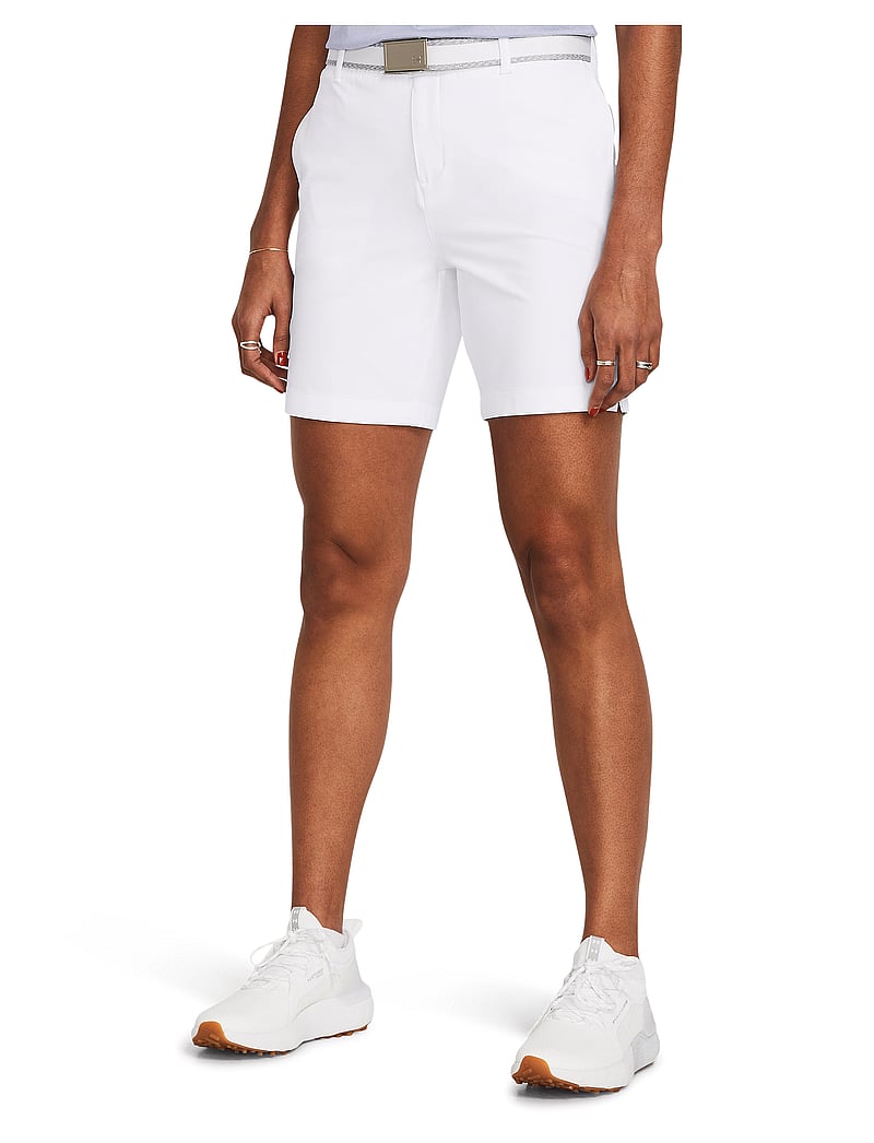 Under Armour - UA Drive 7" Short - golf shorts - white - 0