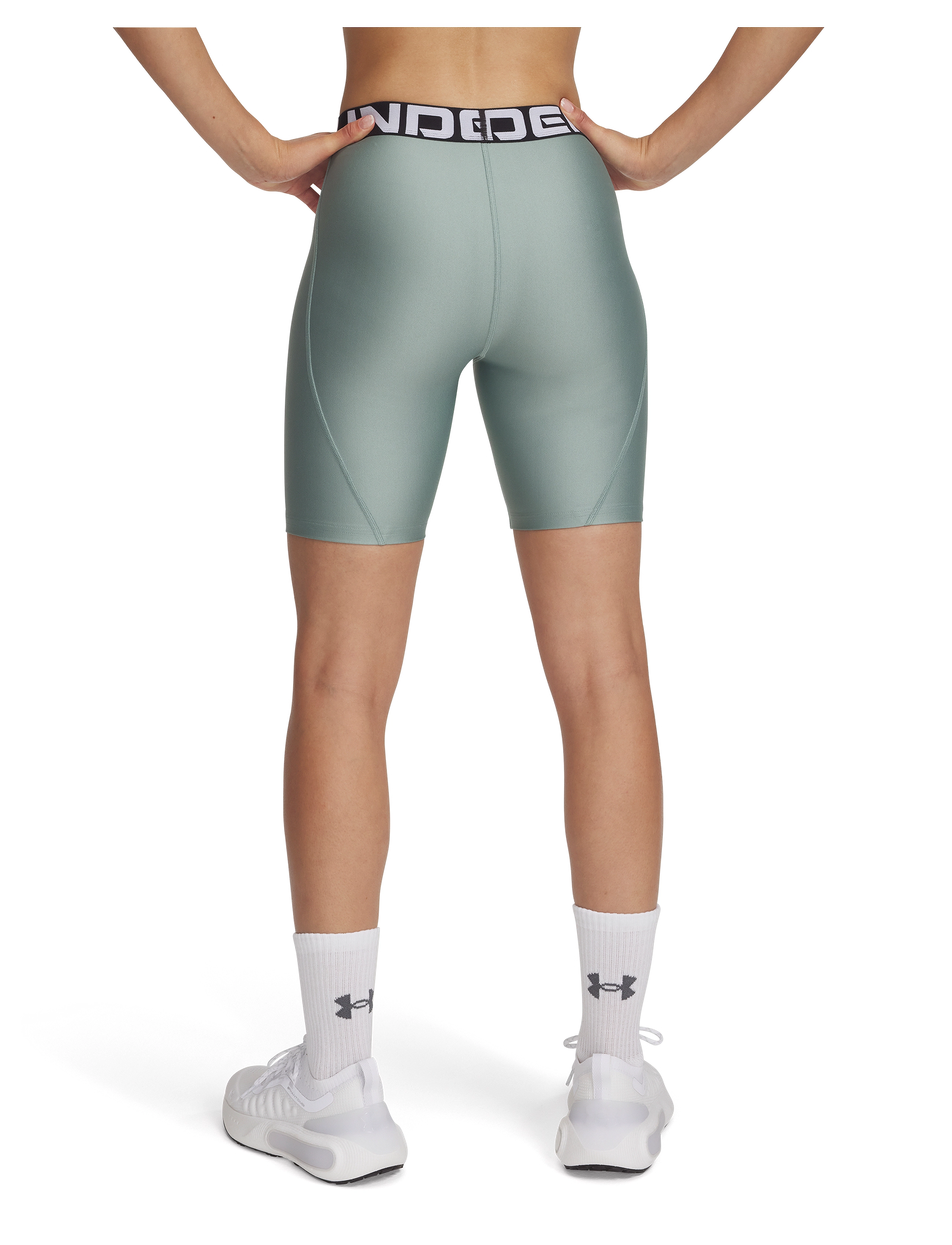 Under Armour - UA HG 8in Short - shorts - silica green - 3