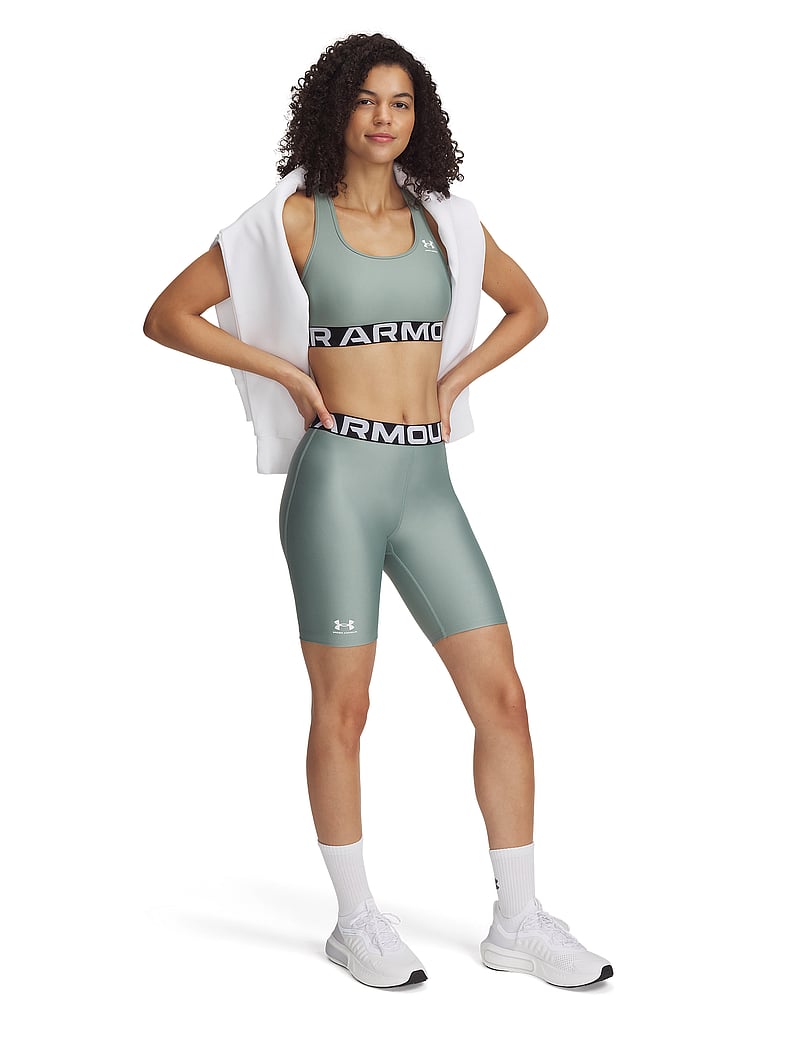 Under Armour - UA HG 8in Short - trainingstights - silica green - 4