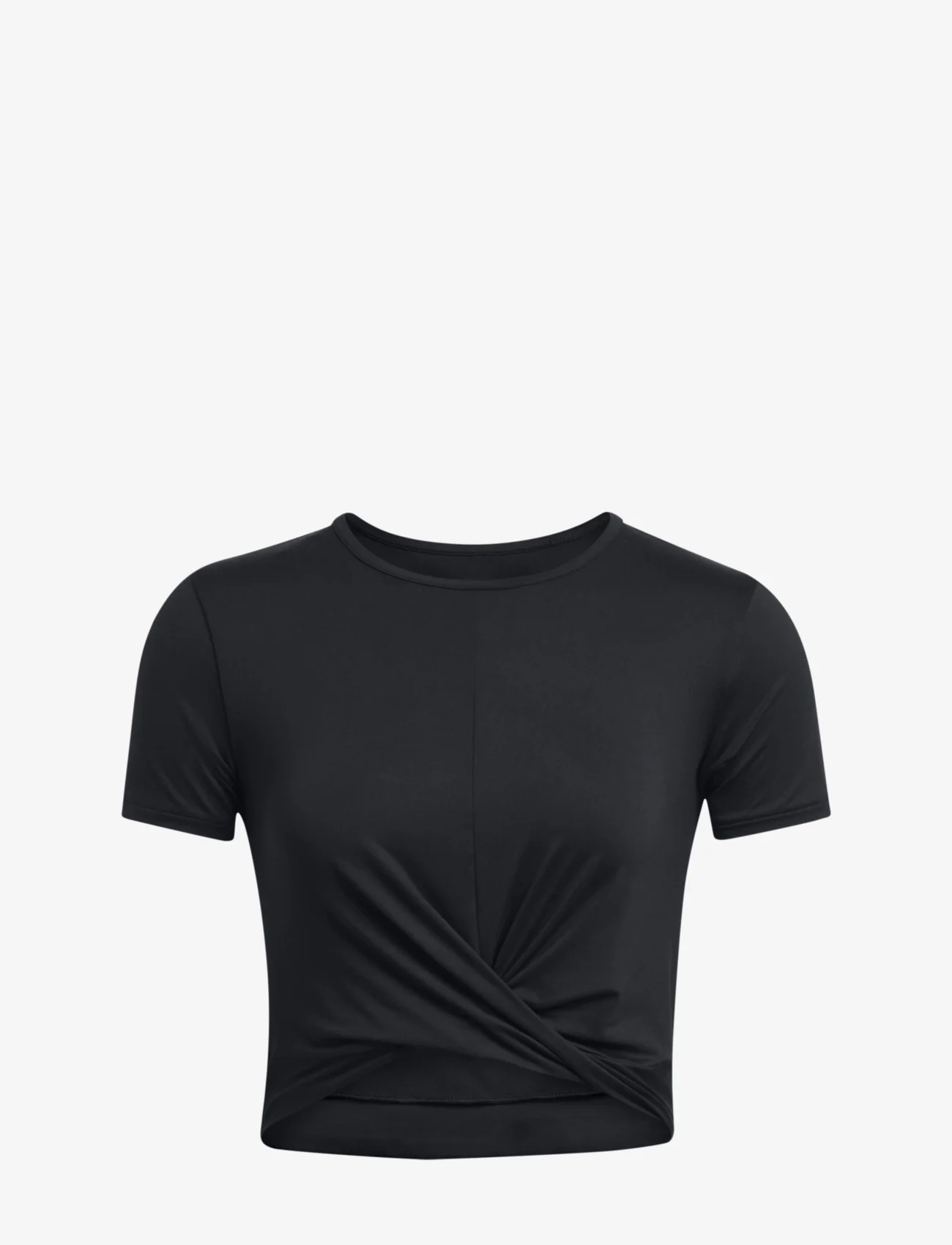 Under Armour - Motion Crossover Crop SS - crop tops - black - 0
