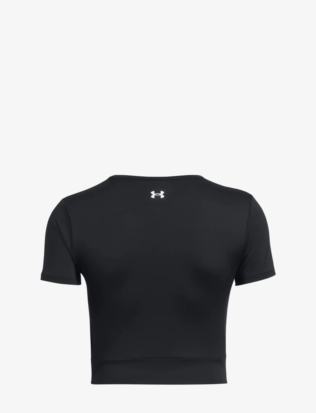 Under Armour - Motion Crossover Crop SS - crop tops - black - 1