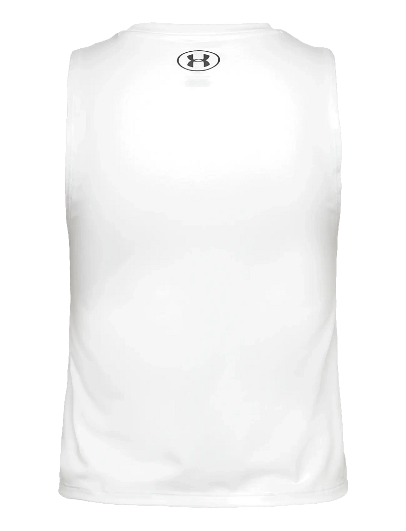 Under Armour - Vanish Energy Crop Tank - berankoviai marškinėliai - white - 2