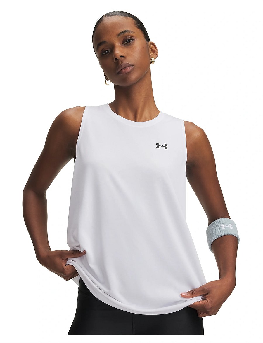 Under Armour - Tech Tank Solid - tank tops - white - 0