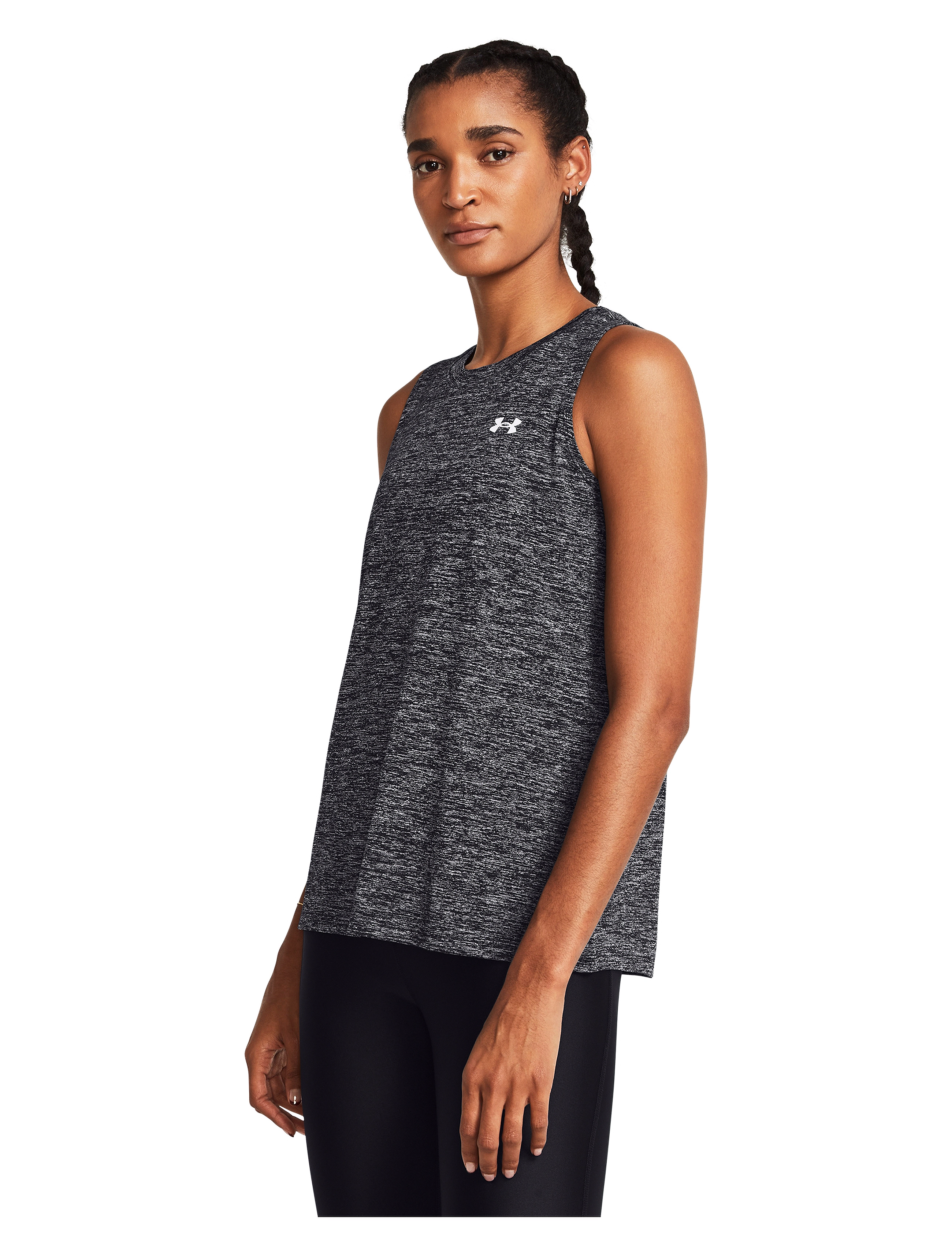 Under Armour Tech Tank Twist - Linnen - BLACK / black