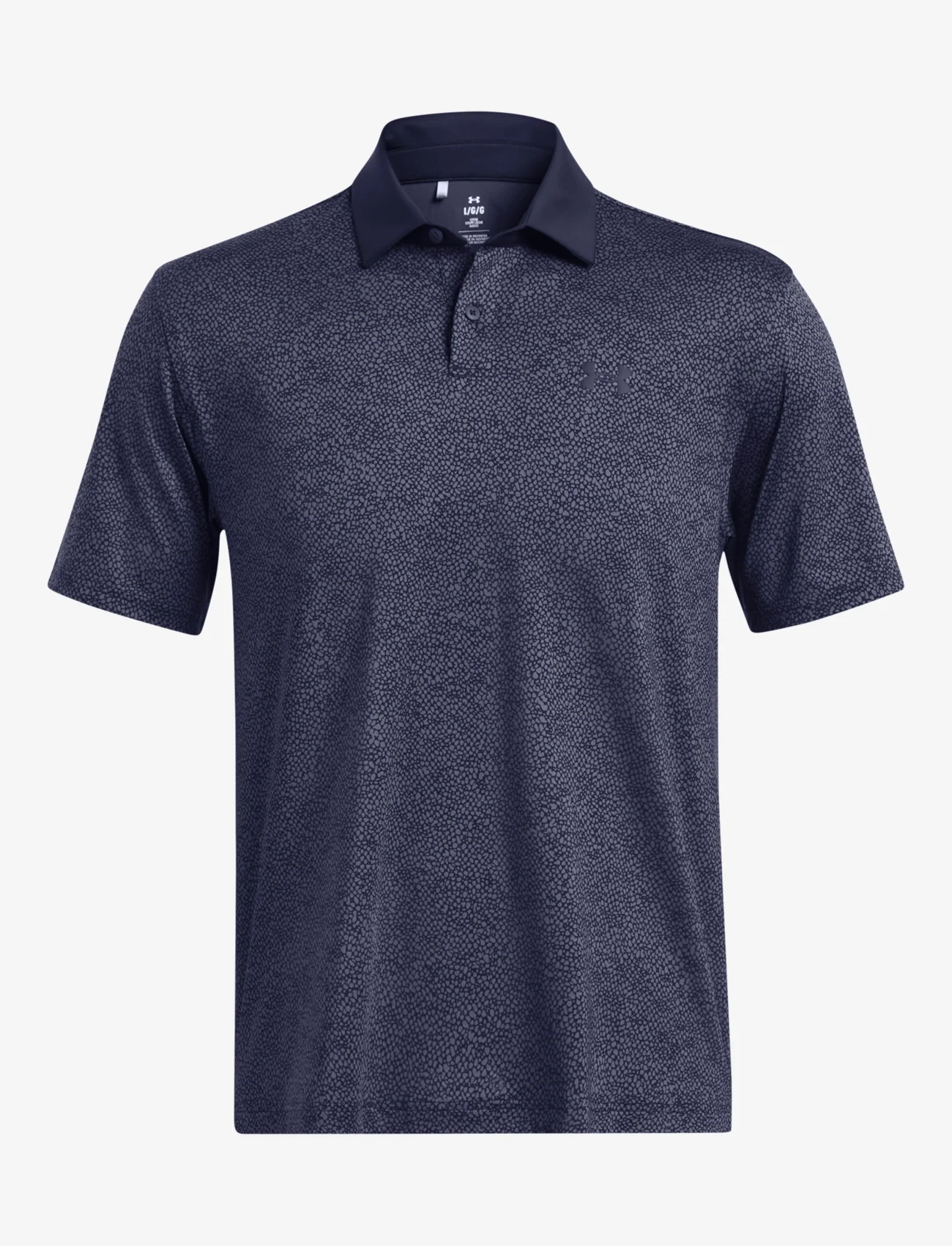 Under Armour - UA T2G Printed Polo - tops & t-shirts - blue - 0
