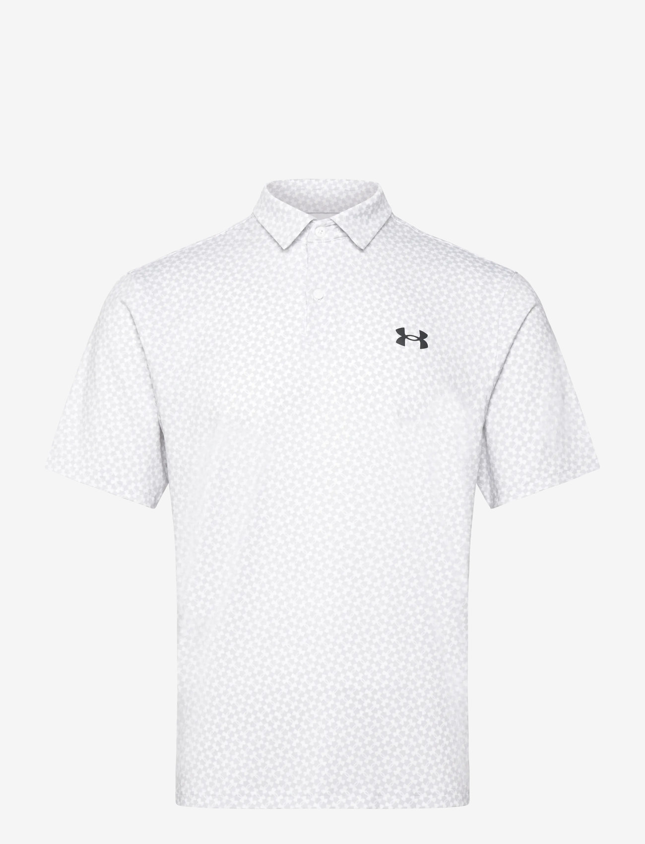 Under Armour - UA T2G Printed Polo - oberteile & t-shirts - white - 1