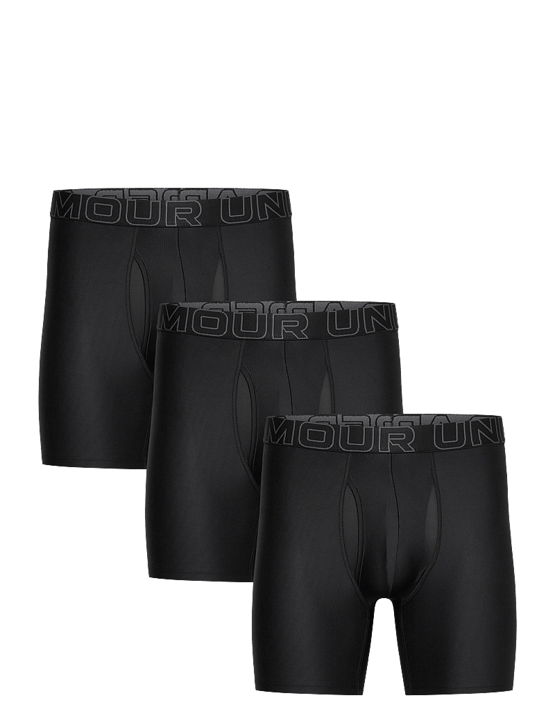 Under Armour - UA PERFORMANCE TECH - SOLID 6 IN 3PK - boxerkalsonger - black - 0
