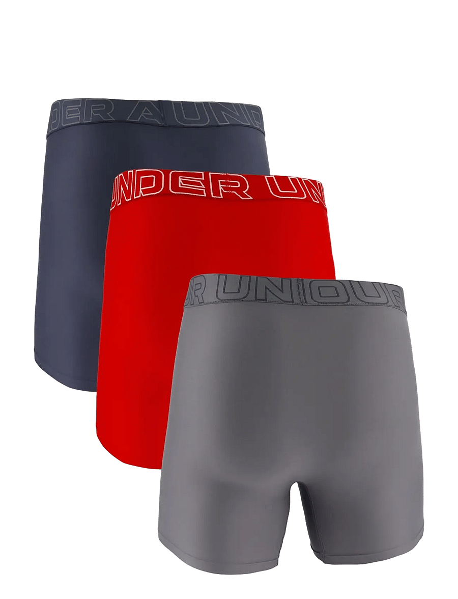 Under Armour - UA PERFORMANCE TECH - SOLID 6" 3pk - boxershorts - downpour gray - 2