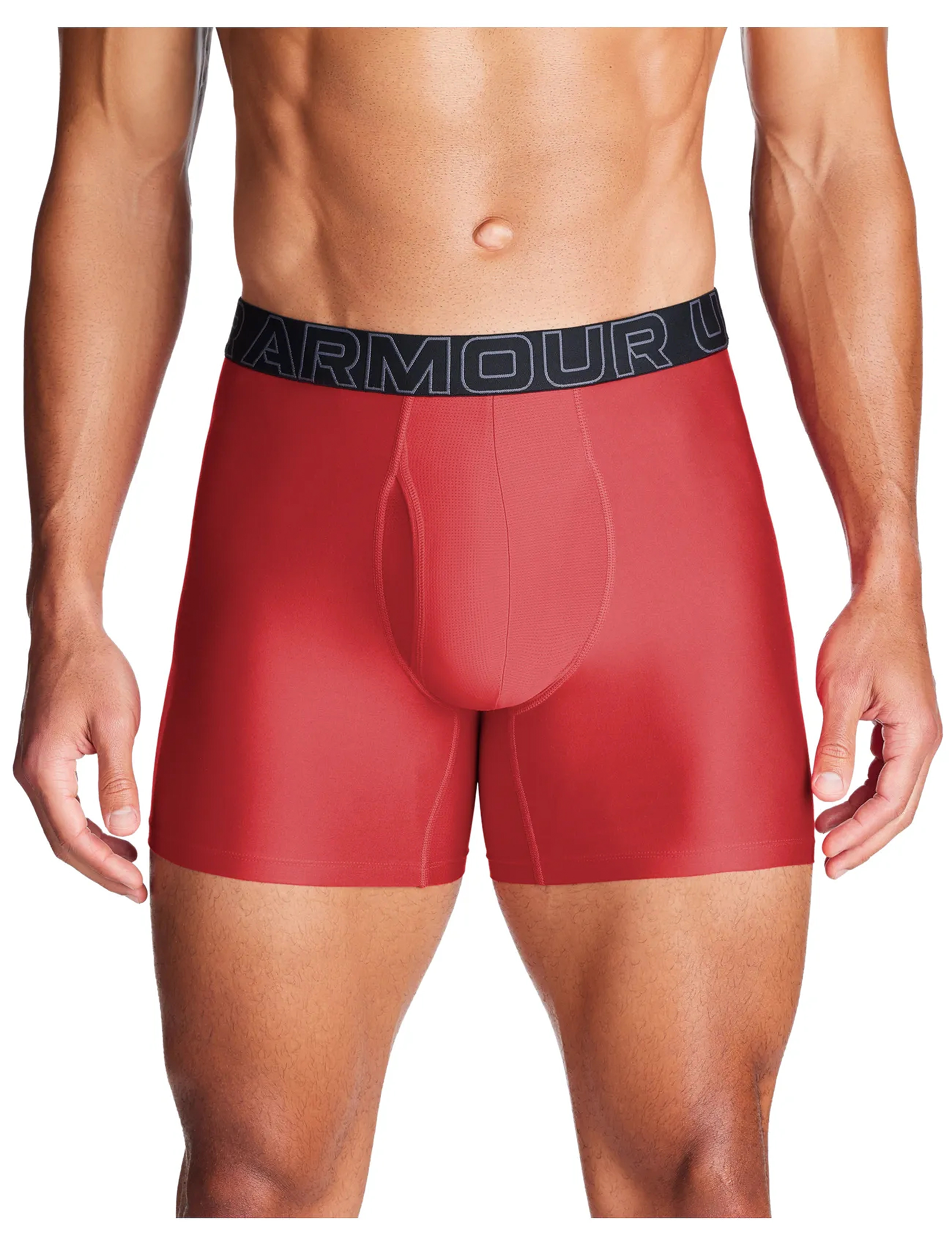 Under Armour Ua Performance Tech - Solid 6" 3Pk, S, Multi/patterned, Undertøj > Boksere, Herre