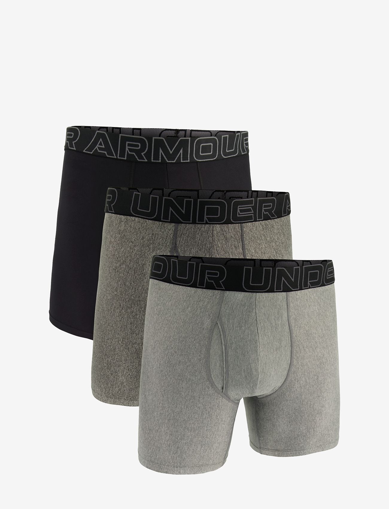 Under Armour - UA PERFORMANCE TECH - SOLID 6" 3pk - boxershorts - steel - 1