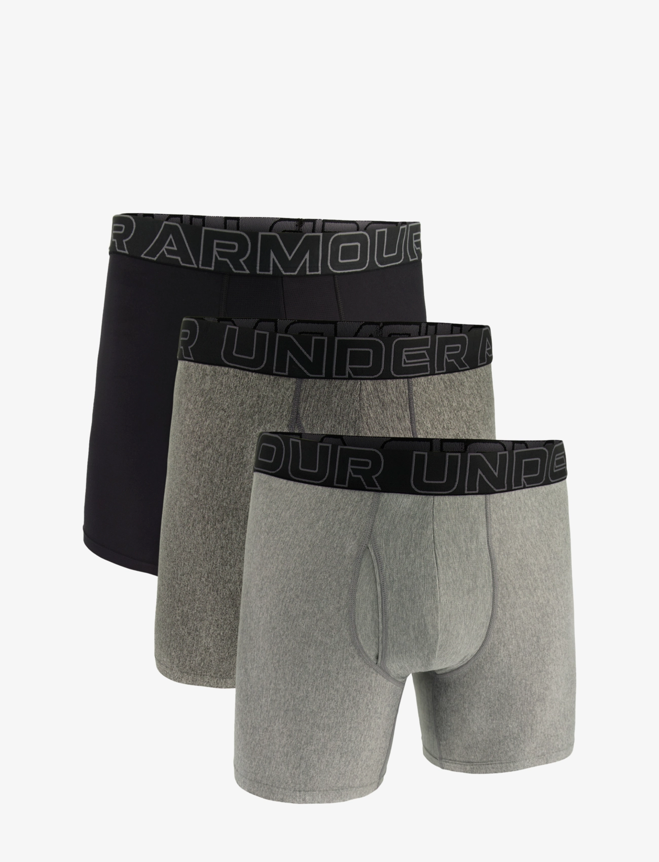 Under Armour - UA PERFORMANCE TECH - SOLID 6" 3pk - boxershorts - steel - 1