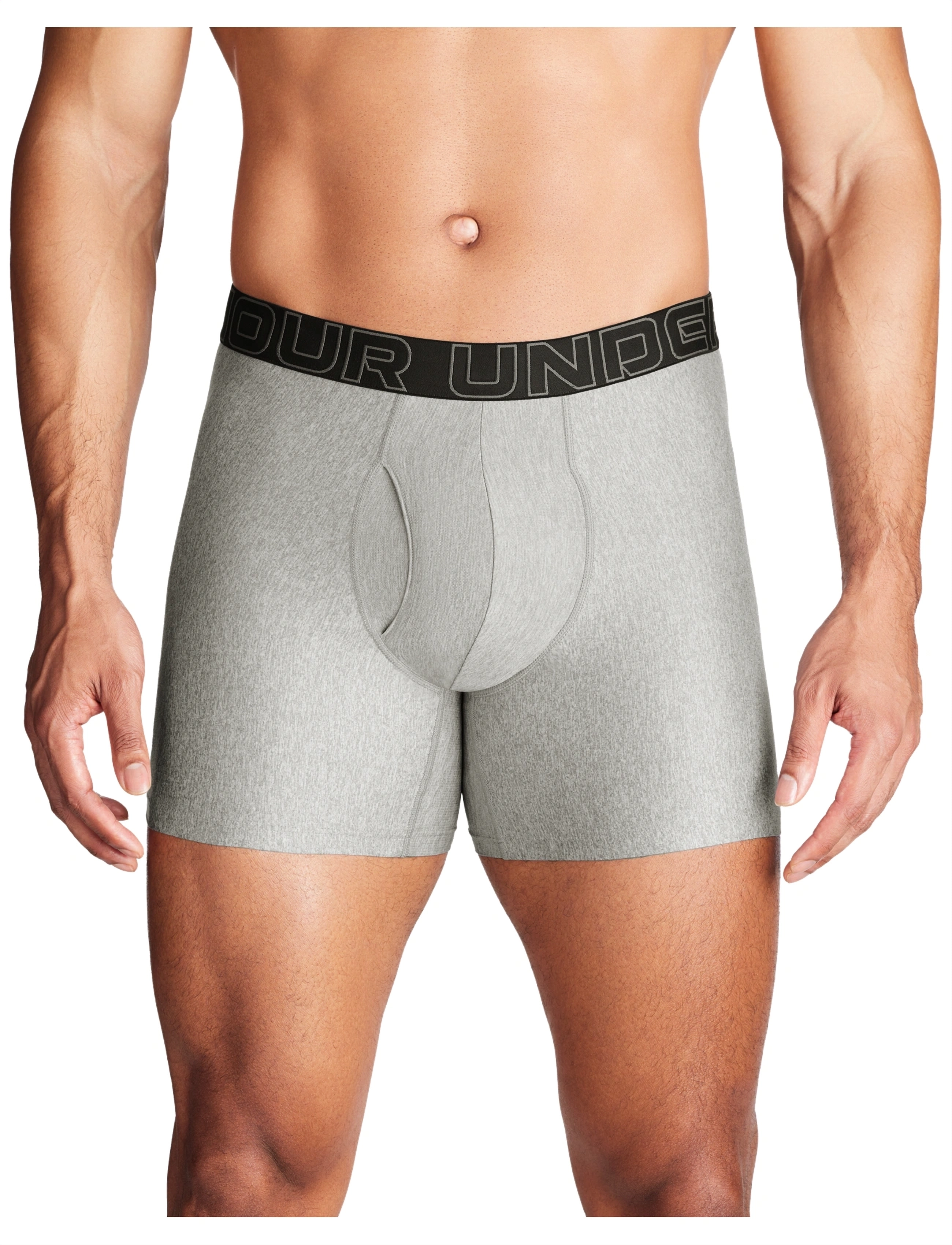 Under Armour Ua Performance Tech Solid 6" 3Pk, Mænd, Performance 6-Tommer Boxershorts, Multi/mønstret, Str: XL