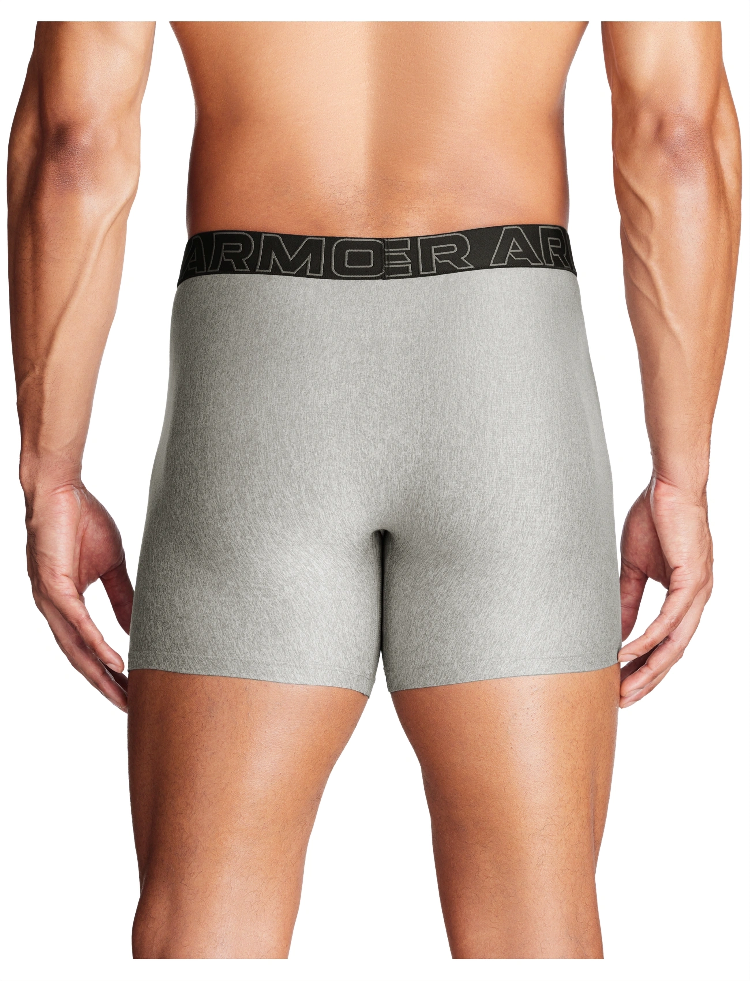 Under Armour - UA PERFORMANCE TECH - SOLID 6" 3pk - boxershorts - steel - 3
