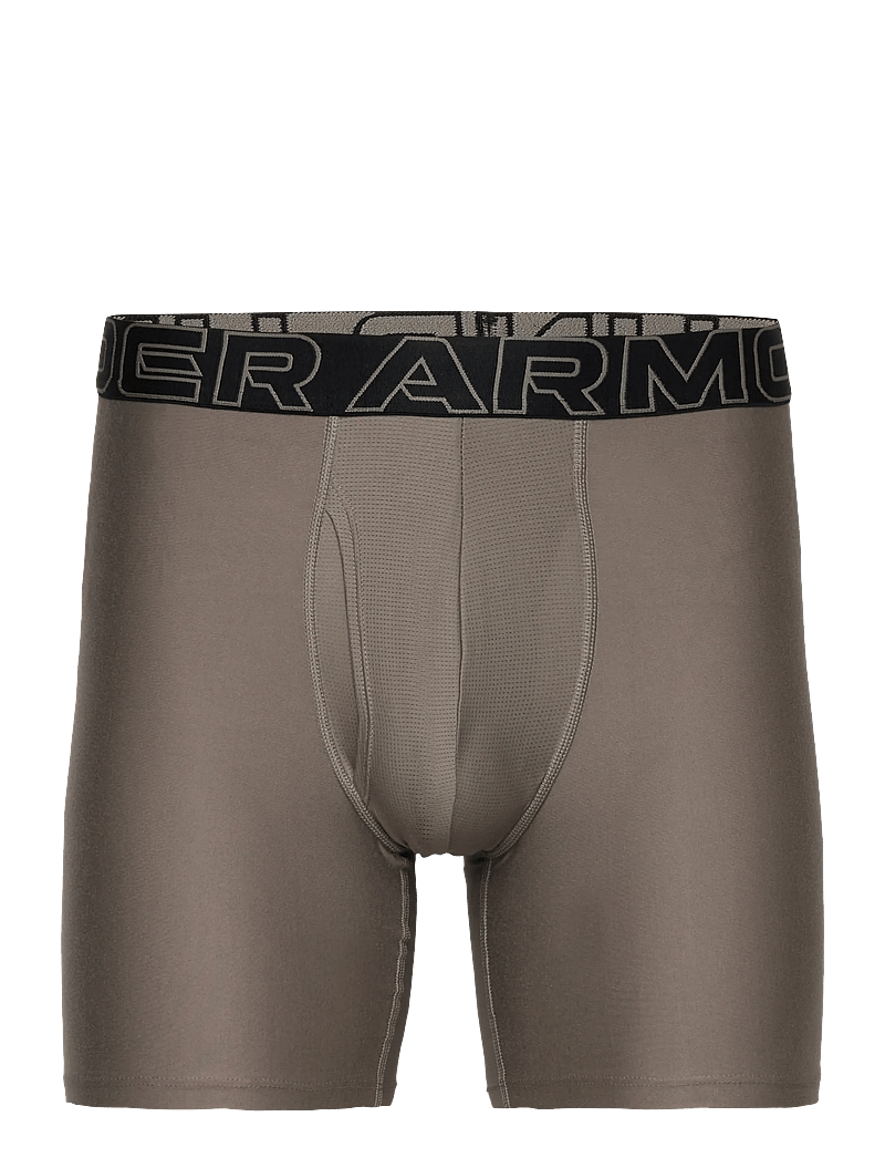 Under Armour - UA PERFORMANCE TECH - SOLID 6" 3pk - boxerkalsonger - taupe dusk - 4