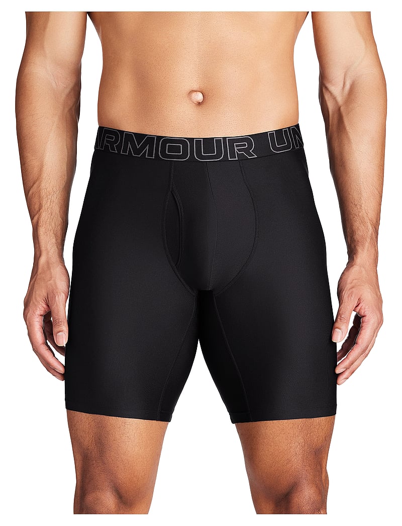 Under Armour - UA PERFORMANCE TECH - SOLID 9" 3pk - boxerkalsonger - black - 0