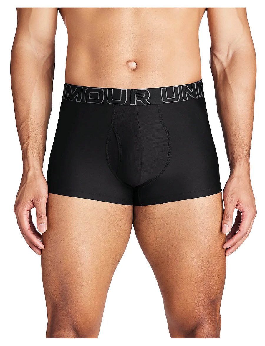 Under Armour - UA PERFORMANCE TECH - SOLID 3" 3pk - bokserit - black - 0