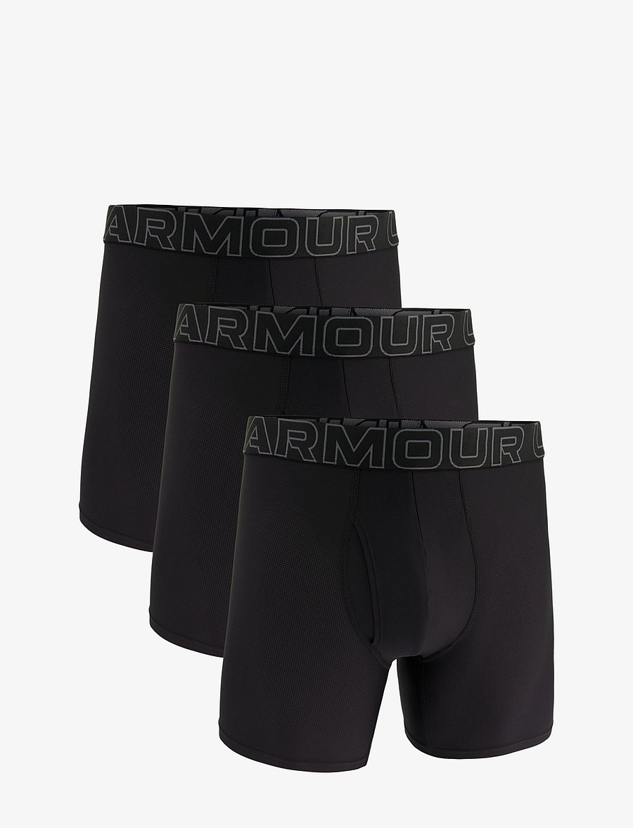 Under Armour - UA PERFORMANCE TECH MESH -SOLID 6" 3pk - boxershorts - black - 1