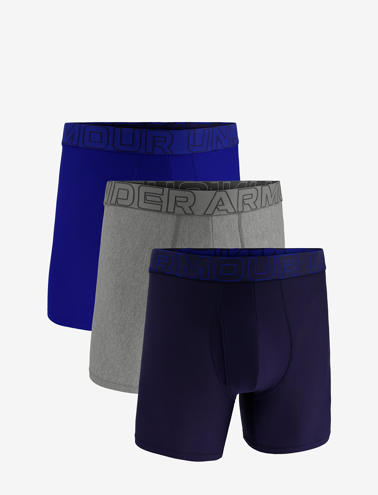 Under Armour - UA PERFORMANCE TECH MESH -SOLID 6" 3pk - boxerkalsonger - midnight navy - 1
