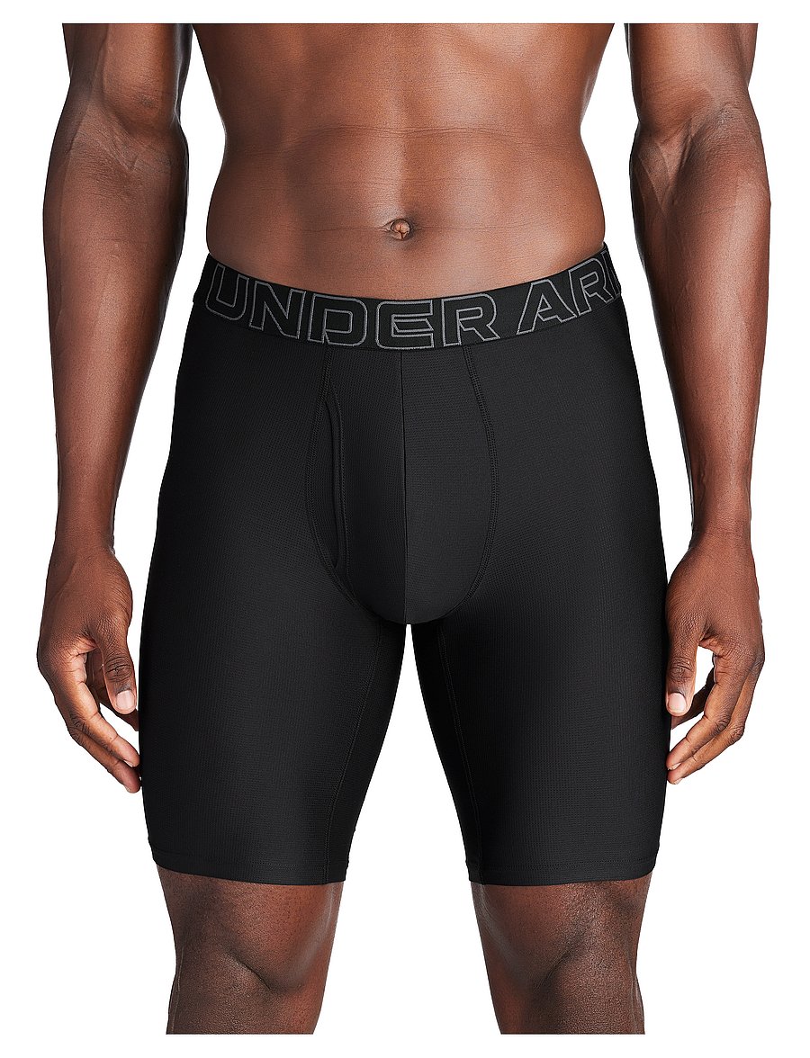 Under Armour - UA PERFORMANCE TECH MESH -SOLID 9" 3pk - boxers - black - 0
