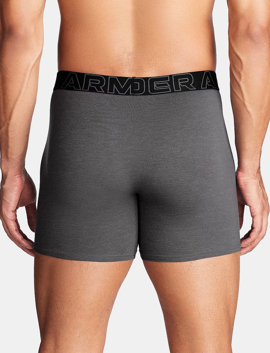 Under Armour - UA PERFORMANCE COTTON - SOLID 6" 3pk - boxershorts - castlerock - 2