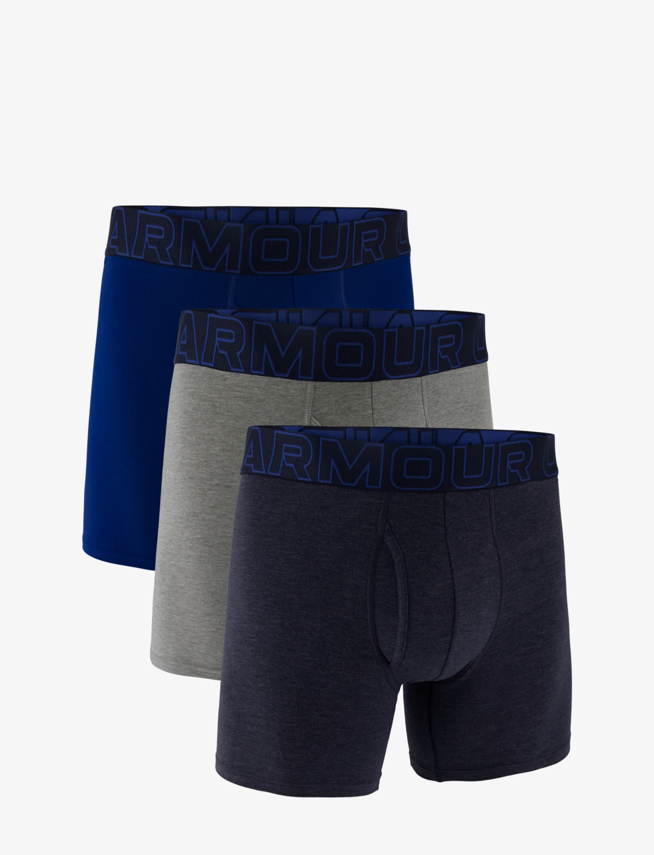 Under Armour UA PERFORMANCE COTTON - SOLID 6" 3pk - Tøj - MIDNIGHT NAVY / multi