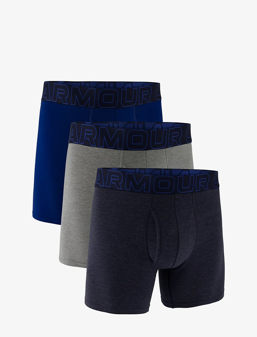 Under Armour - UA PERFORMANCE COTTON - SOLID 6" 3pk - boxers - midnight navy - 1