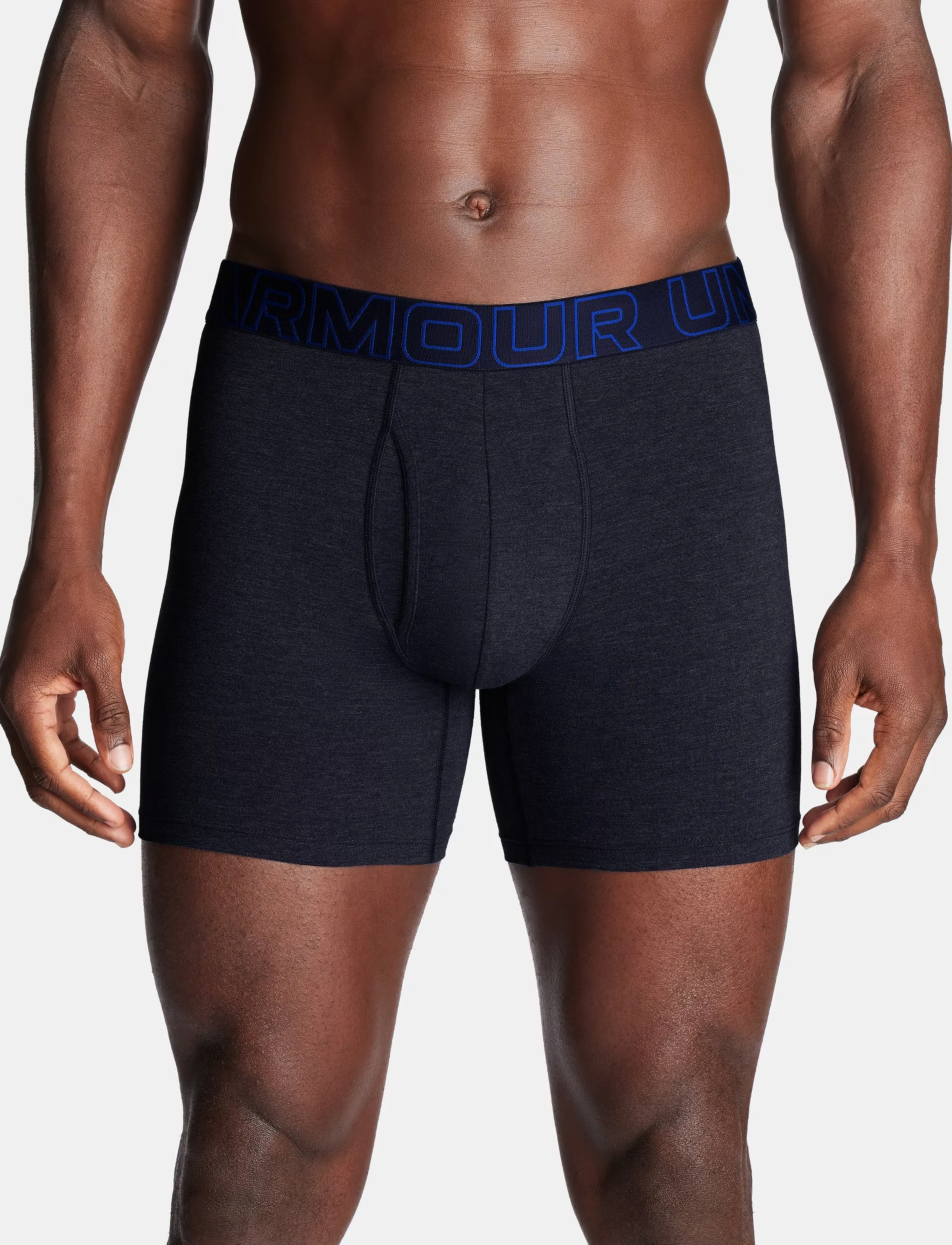 Under Armour Ua Performance Cotton - Solid 6" 3Pk, M, Multi/patterned, Undertøj > Boksere, Herre