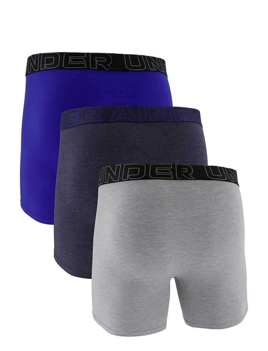 Under Armour - UA PERFORMANCE COTTON - SOLID 6" 3pk - boxers - midnight navy - 2