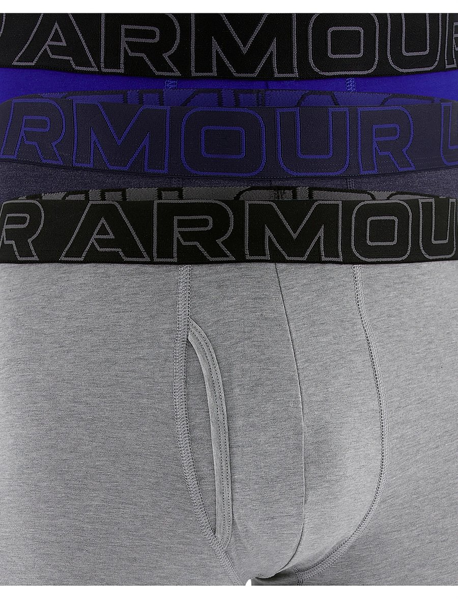 Under Armour - UA PERFORMANCE COTTON - SOLID 6" 3pk - boxers - midnight navy - 4
