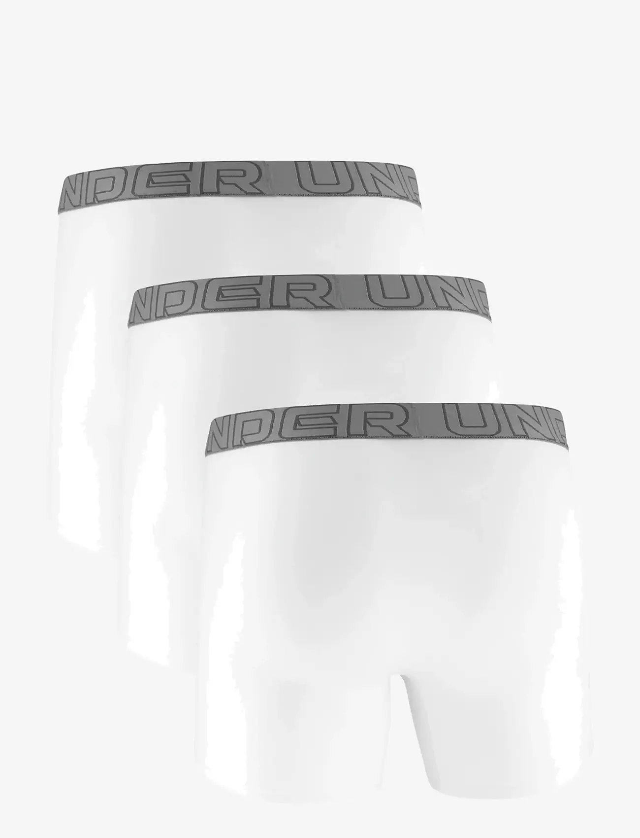 Under Armour - UA PERFORMANCE COTTON - SOLID 6" 3pk - boxershorts - white - 2