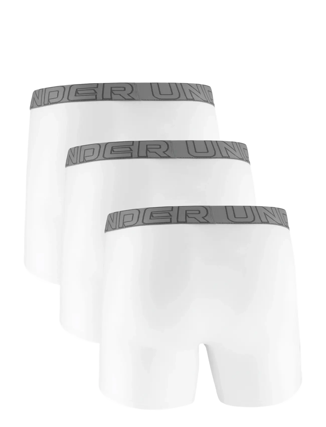 Under Armour - UA PERFORMANCE COTTON - SOLID 6" 3pk - bokserid - white - 2