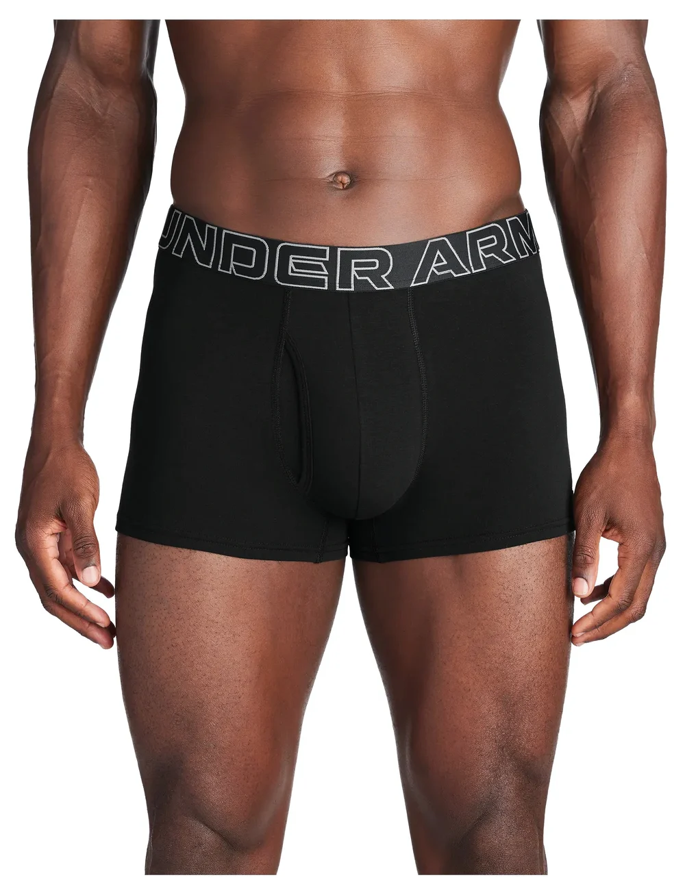 Under Armour - UA PERFORMANCE COTTON - SOLID 3 IN 3PK - boxer briefs - black - 0