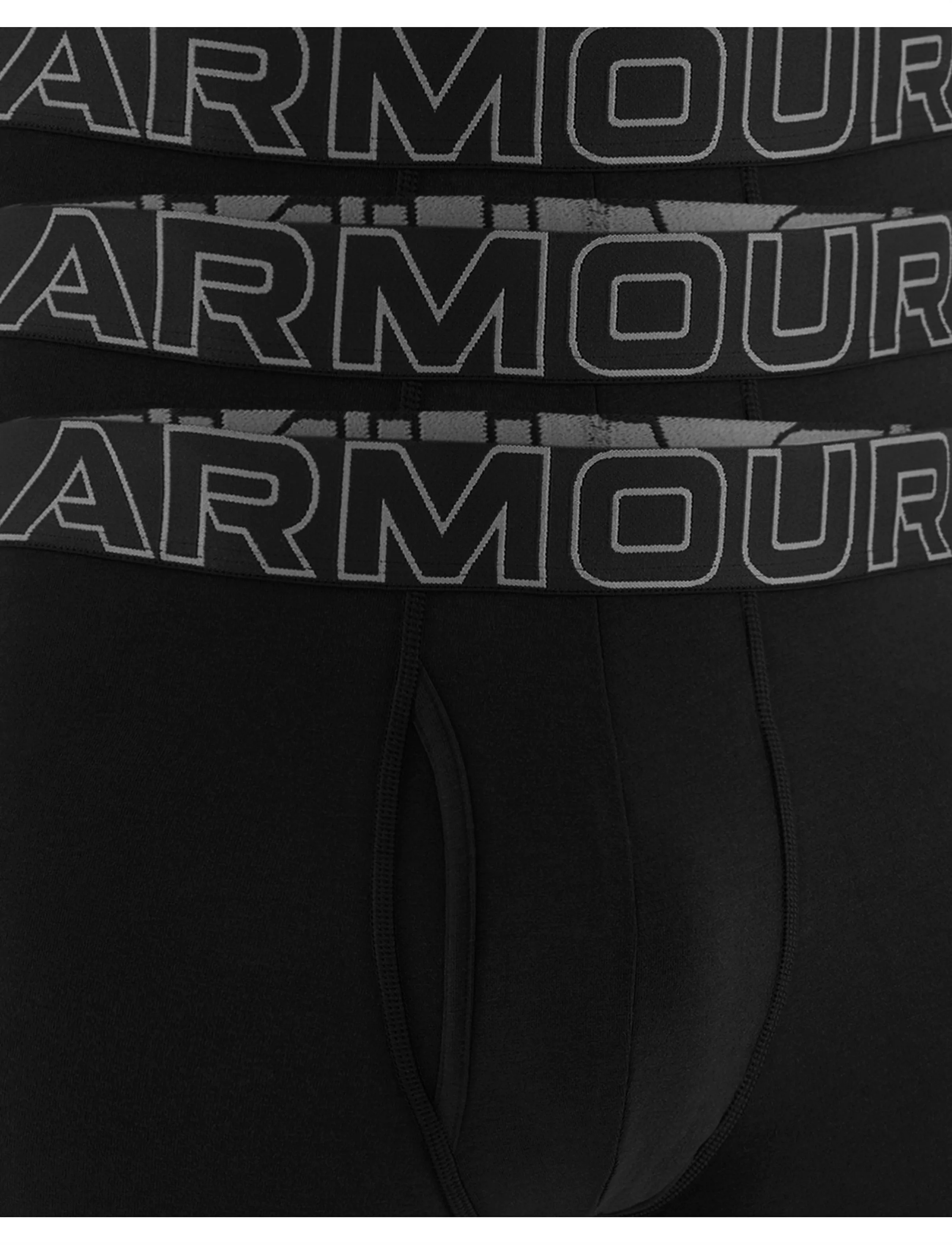 Under Armour - UA PERFORMANCE COTTON - SOLID 3" 3pk - boxershorts - black - 4