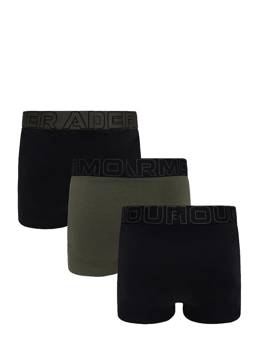 Under Armour - UA PERFORMANCE COTTON - SOLID 3" 3pk - boxershorts - black - 2