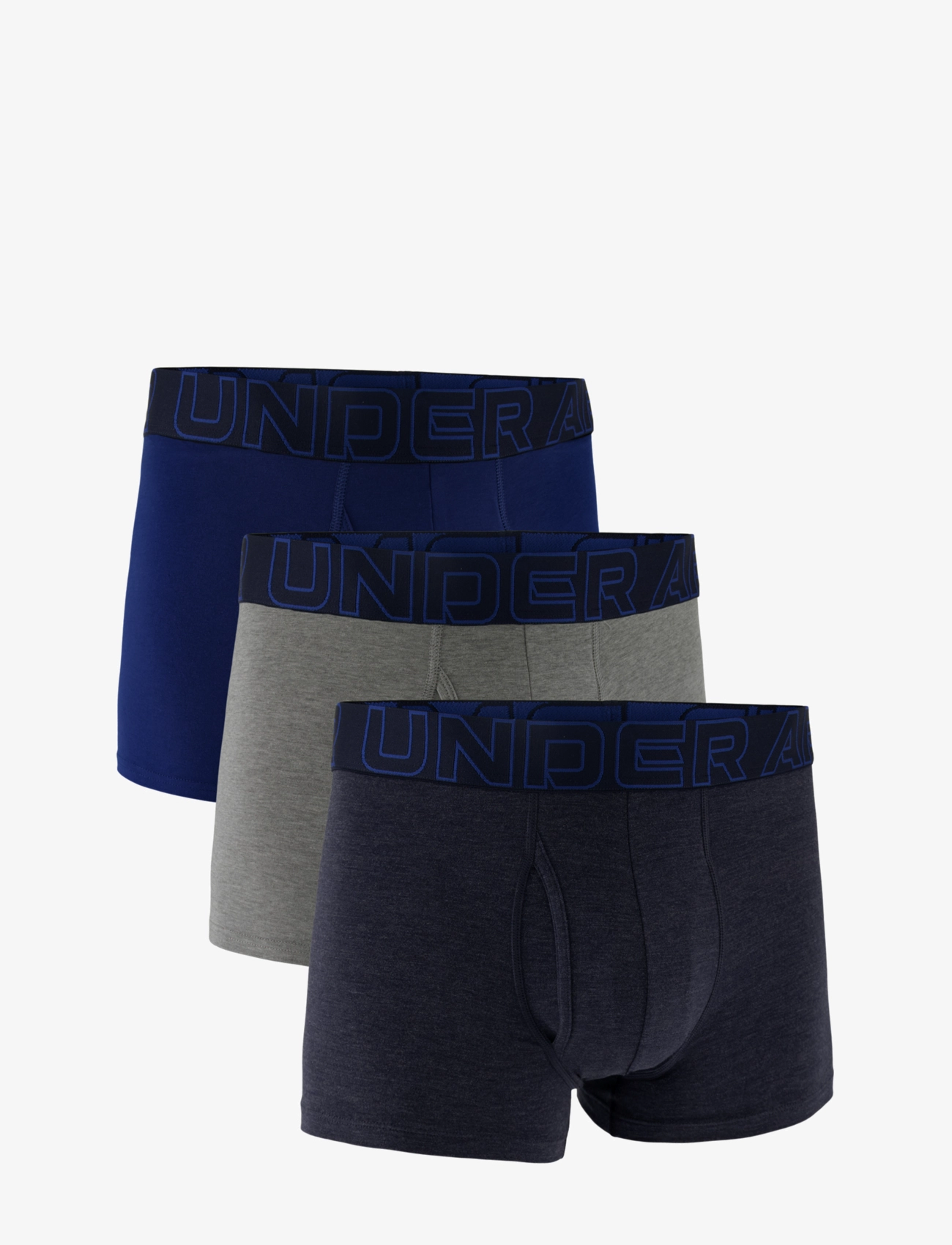 Under Armour UA PERFORMANCE COTTON - SOLID 3" 3pk - Deals - MIDNIGHT NAVY HEATHER / multi