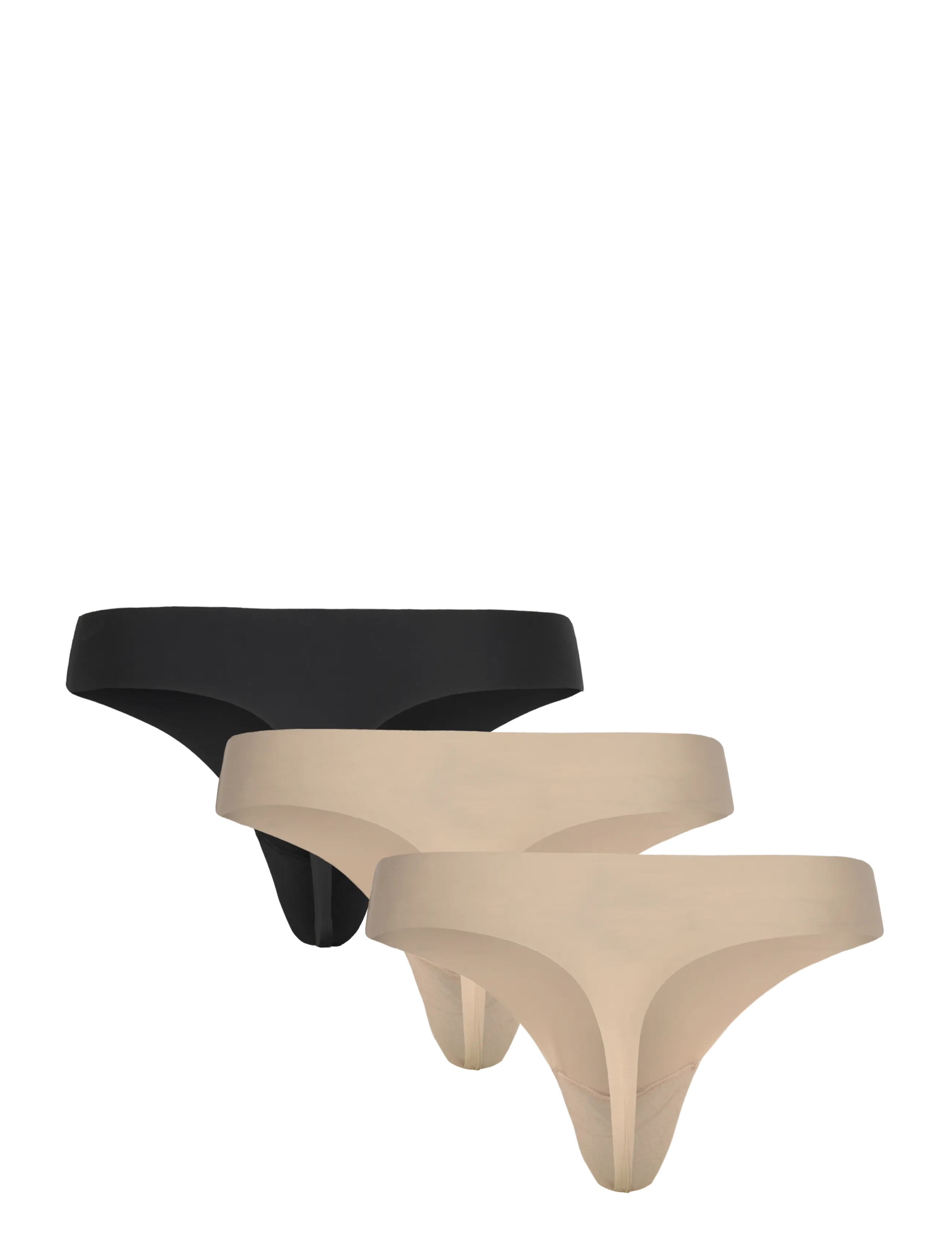 Under Armour - UA PURE STRETCH NO SHOW THONG -SOLID 3pk - unterwäsche & socken - hue 500 w/black - 1