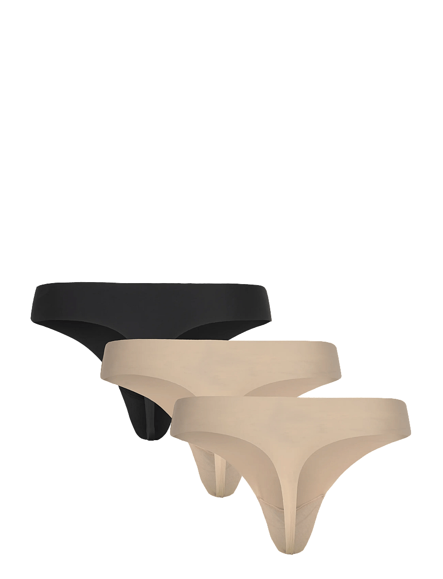 Under Armour - UA PURE STRETCH NO SHOW THONG -SOLID 3pk - unterwäsche & socken - hue 500 w/black - 1
