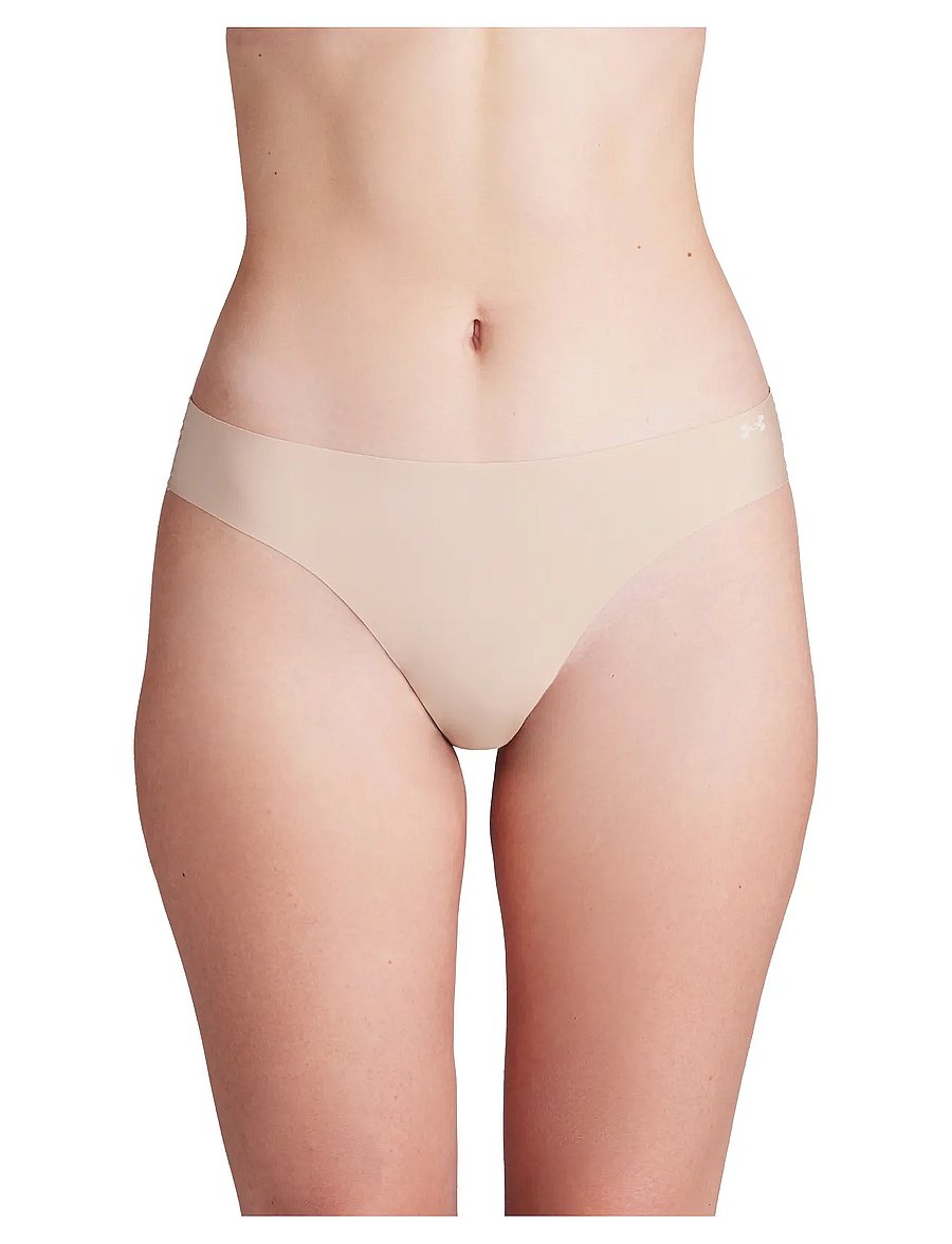 Under Armour - UA PURE STRETCH NO SHOW THONG -SOLID 3pk - unterwäsche & socken - purple - 0