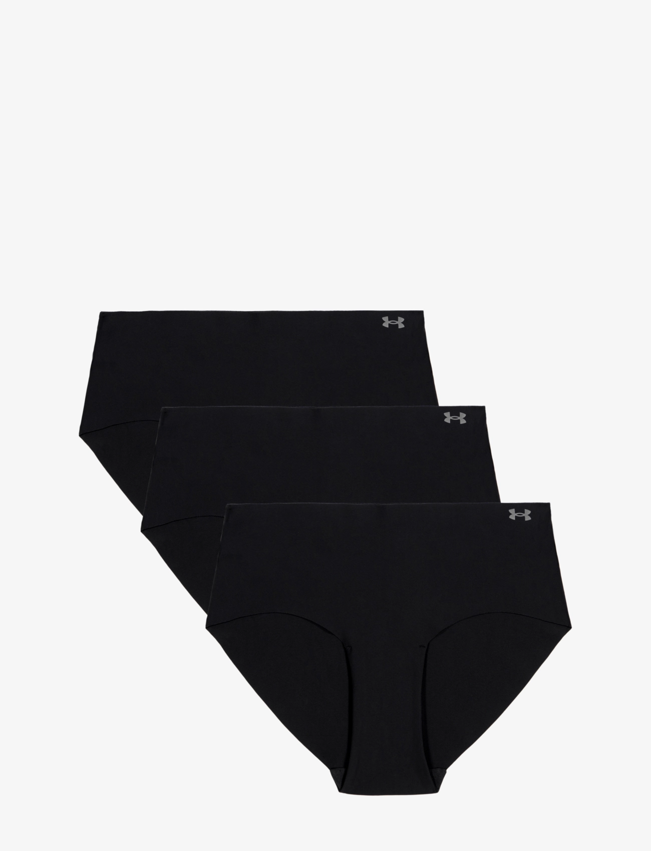 Under Armour UA PURE STRETCH NO SHOW HIPSTER-SOLID 3pk - Kampagne - BLACK / black