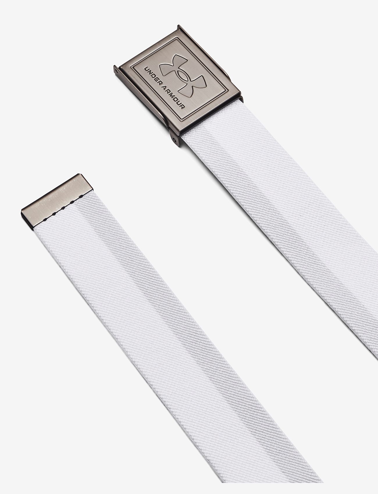 Under Armour - M Drive STR Webbing Belt - accessories - white - 1