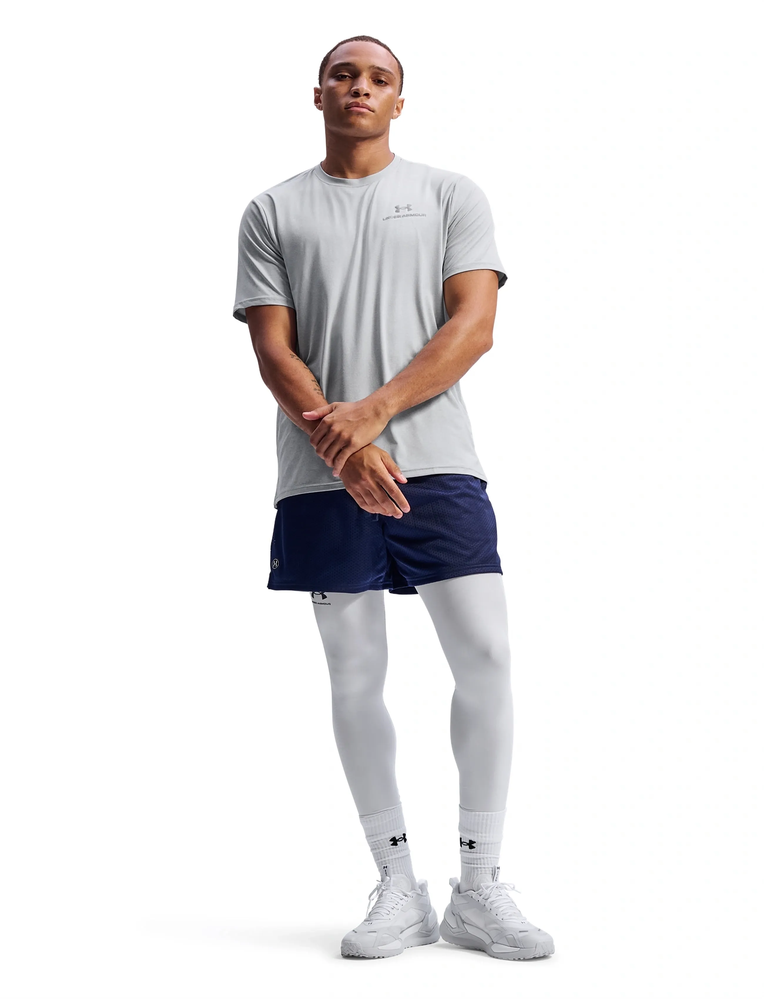Under Armour Vanish Energy SS - Streetstyle - MOD GRAY LIGHT HEATHER / grey