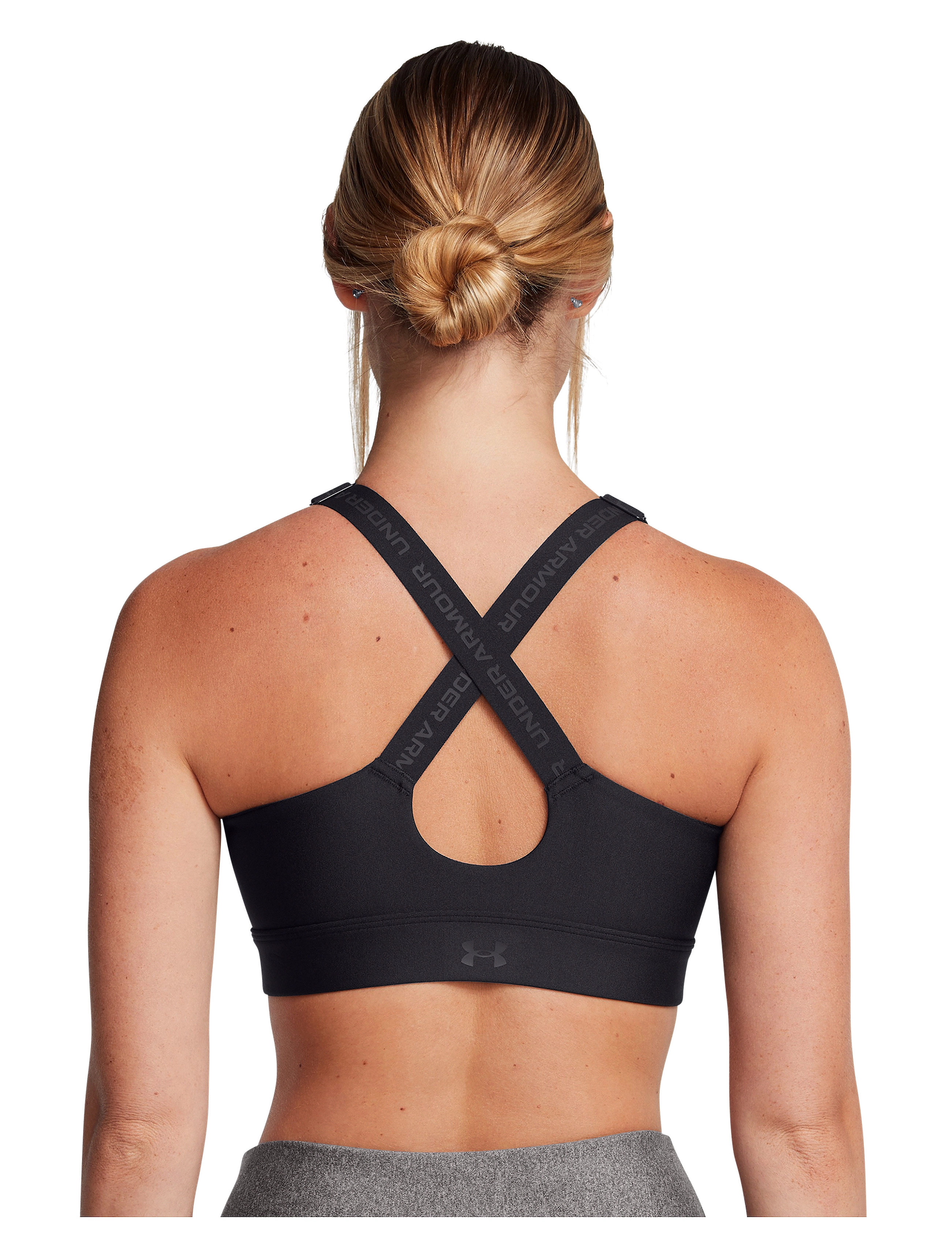 Under Armour - UA Infinity High Zip 2.0 Bra - sport-bhs - black - 4