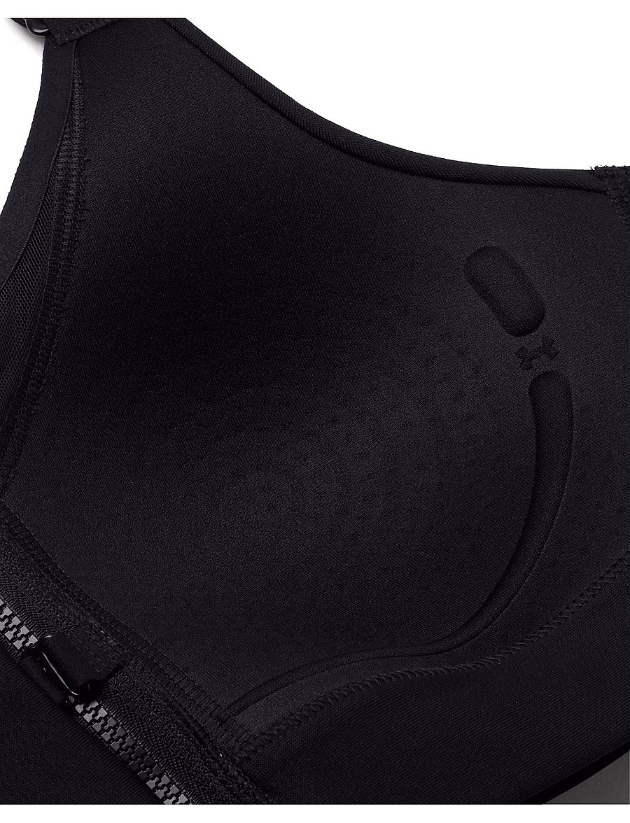 Under Armour - UA Infinity High Zip 2.0 Bra - sport-bhs - black - 5