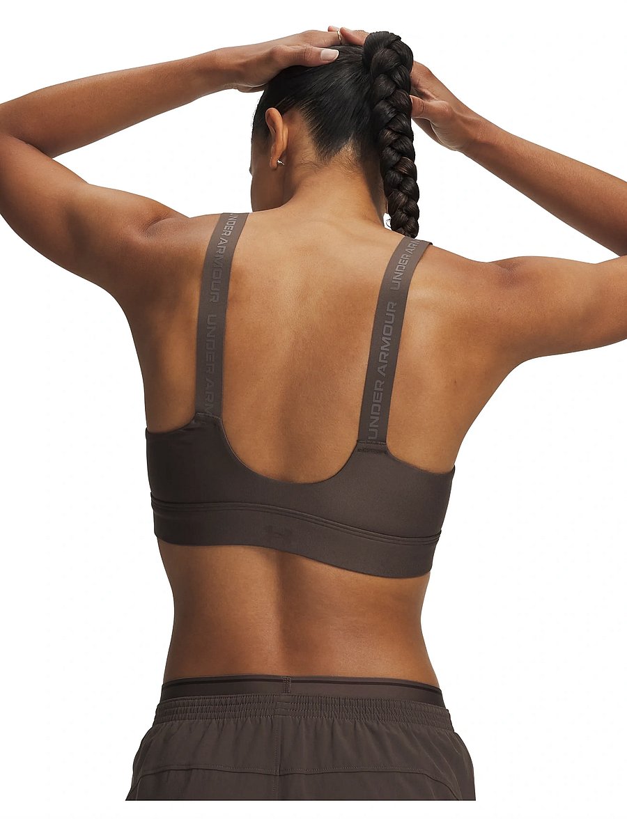 Under Armour - UA Infinity High Zip 2.0 Bra - sport-bhs - peppercorn - 3