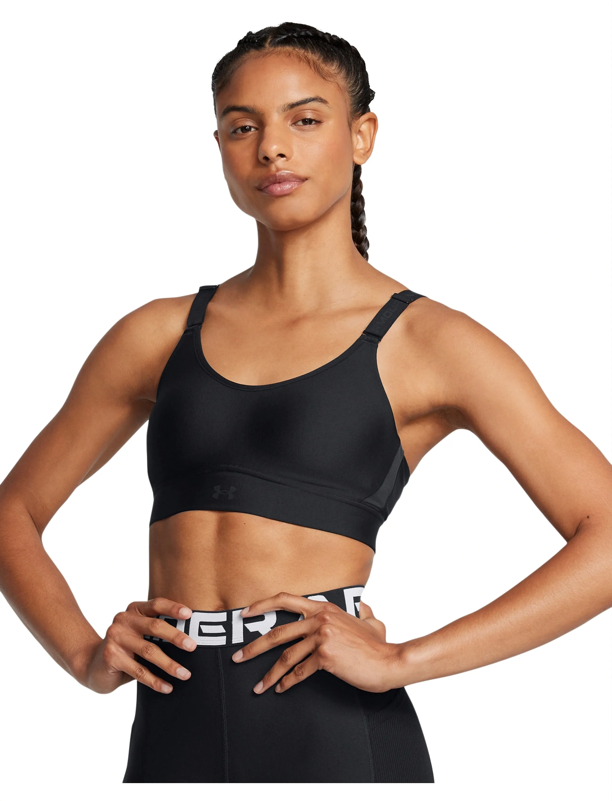 Under Armour Ua Infinity Mid 2.0 Bra, L/AC, Bras & Oberteile, Schwarz - Sports All, Frauen